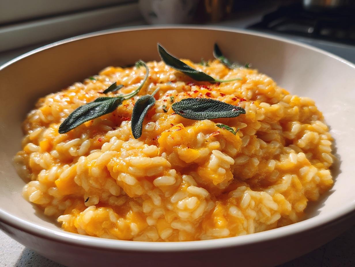 Creamy Butternut Squash Risotto Recipe in Just 30 Minutes - onepotdaily.com