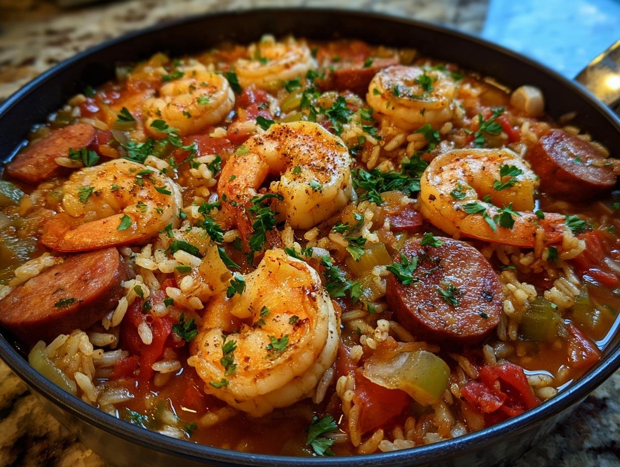 Irresistible Jambalaya with Sausage and Shrimp in 45 Minutes