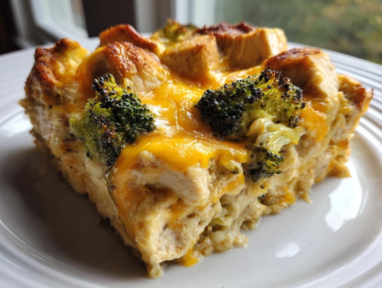 30-Minute Dump and Bake Creamy Broccoli Cheddar Chicken Bake Bliss